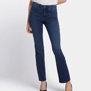NYDJ Women's Straight Leg Jeans in Dark Blue